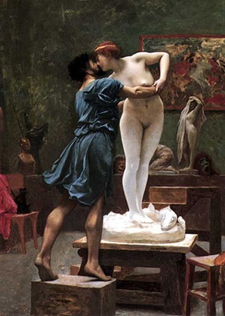 Historia de las muñecas sexuales. Pigmalión y Galatea